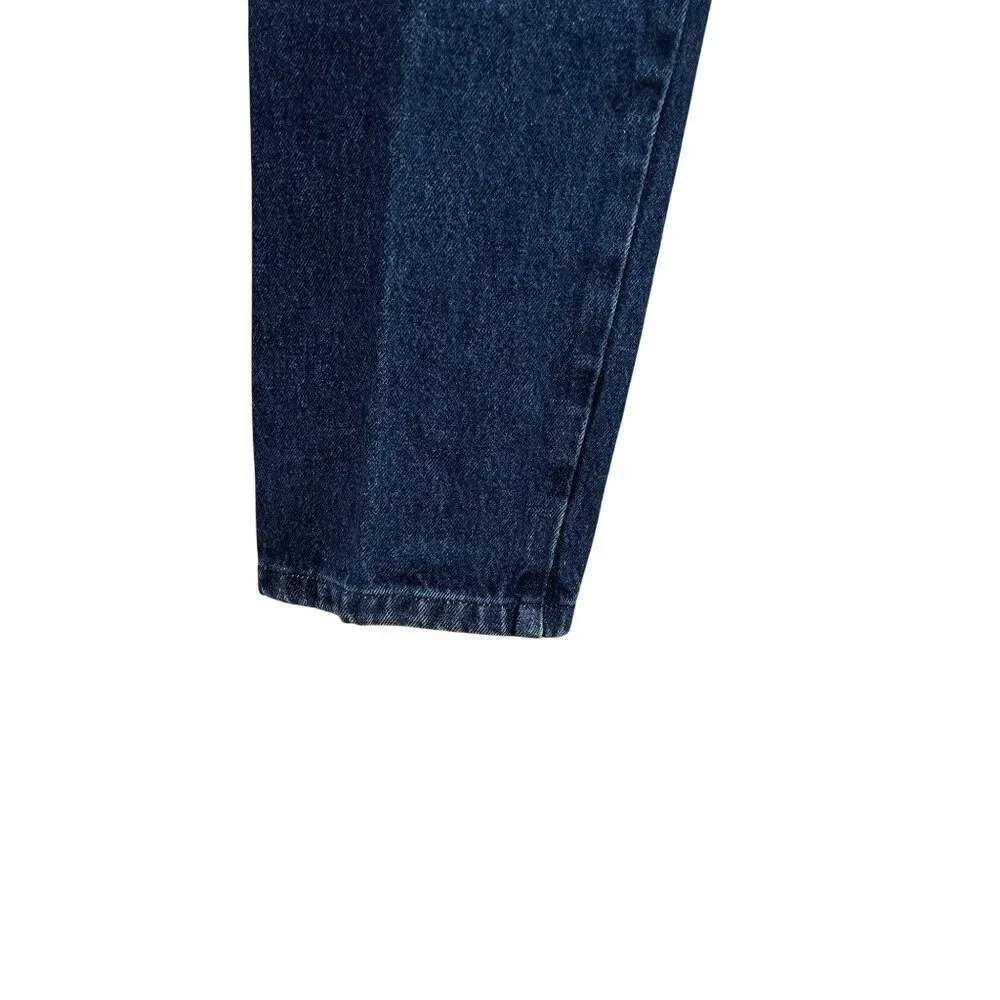 Vintage Rockies High-Waisted Tapered Leg Blue Denim Jeans Womens Size 14L 100% C